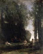 camille corot Idyll oil painting reproduction